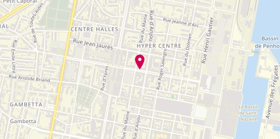Plan de Square Habitat, 44 avenue Albert de Mun, 44600 Saint-Nazaire