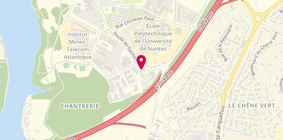 Plan de Eiffage Immobilier Grand Ouest, 11 Route de Gachet, 44300 Nantes