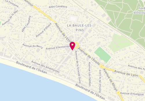 Plan de Arnaud Brunel Immobilier, 46 avenue Louis Lajarrige, 44500 La Baule-Escoublac