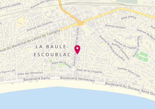 Plan de Promocean Immobilier, 4 Allée des Magnolias, 44500 La Baule-Escoublac