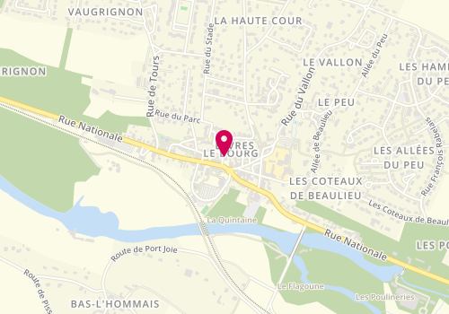 Plan de Gsm Immobilier, 5 place Georges l'Hermite, 37320 Esvres-Sur-Indre