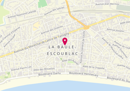 Plan de Côte et Mer Immobilier, 2 avenue du Marché, 44500 La Baule-Escoublac