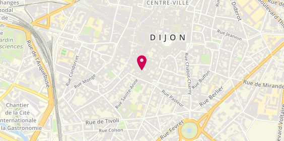 Plan de Immobilière Côté Jardin, 9 Rue Charrue, 21000 Dijon