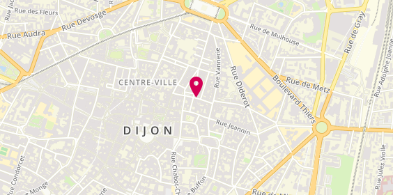 Plan de REGLEY & CLERC Immobilier, 19 Rue Chaudronnerie, 21000 Dijon