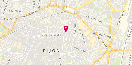 Plan de Orpi Agences No1, 27 Rue Auguste Comte, 21000 Dijon