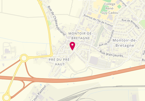 Plan de Lefeuvre Immobilier, 6 Rue Louis Pasteur, 44550 Montoir-de-Bretagne