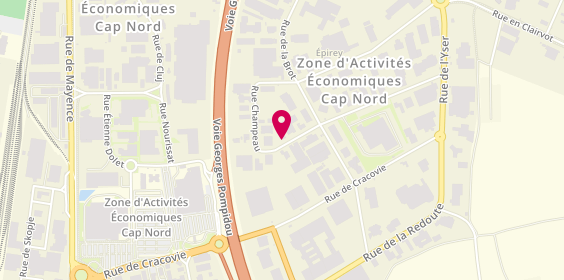 Plan de SAS Action TP, 8 Rue Champeau, 21850 Saint-Apollinaire