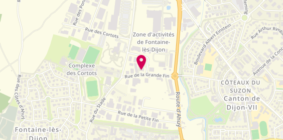 Plan de Guy Monin Conseil - Immobilier, 7 Rue de la Grande Fin, 21121 Fontaine-lès-Dijon