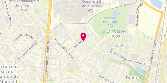 Plan de Arthur Loyd Dijon Besancon, 10 Rue Jean Giono, 21000 Dijon