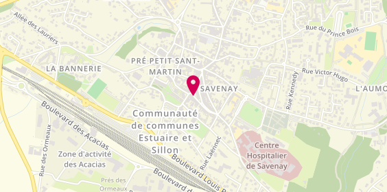 Plan de Savenay Immobilier, 28 Hôtel de Ville, 44260 Savenay
