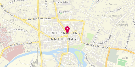 Plan de Human Immobilier, 41 Rue Georges Clemenceau, 41200 Romorantin-Lanthenay