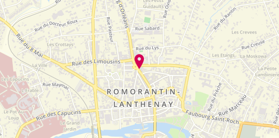 Plan de La Sologne-Reineau, 97 Rue Georges Clemenceau, 41200 Romorantin-Lanthenay