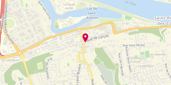 Plan de Stéphane Plaza Immobilier, 3 Rue de Larcay, 37550 Saint-Avertin