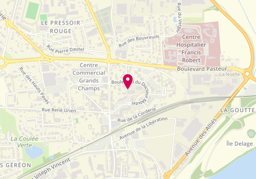 Plan de MVDI Agence du Val de Loire, Boulevard Doct Moutel, 44150 Ancenis