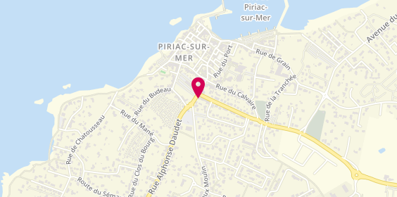Plan de Piriac Immobilier, 12 avenue de l'Océan, 44420 Piriac-sur-Mer
