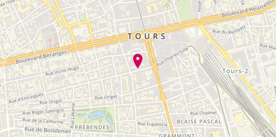 Plan de Lucilia B.immobilier/Aro Immobilier, 21 Rue d'Entraigues, 37000 Tours