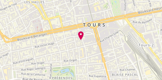 Plan de Agence Motte, 23 Rue George Sand, 37000 Tours
