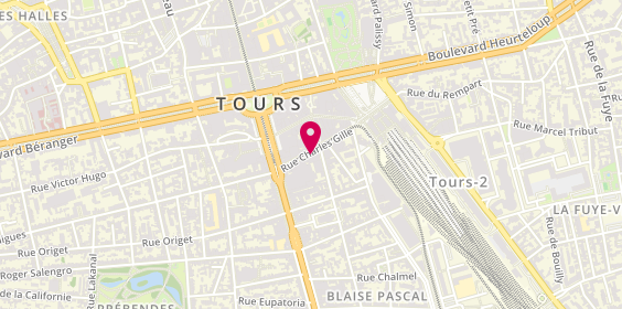 Plan de Foncia, 21 Rue Charles Gille, 37000 Tours