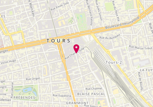 Plan de Square Habitat, 25 Rue Charles Gille, 37000 Tours