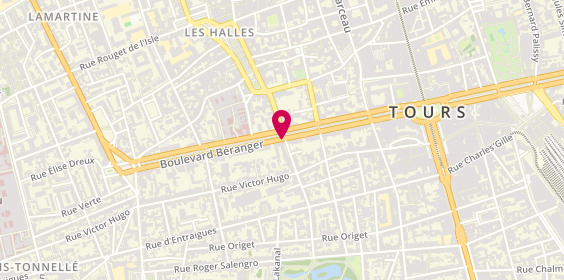 Plan de Eric Dubois Immobilier - Tours, 64 Boulevard Béranger, 37000 Tours