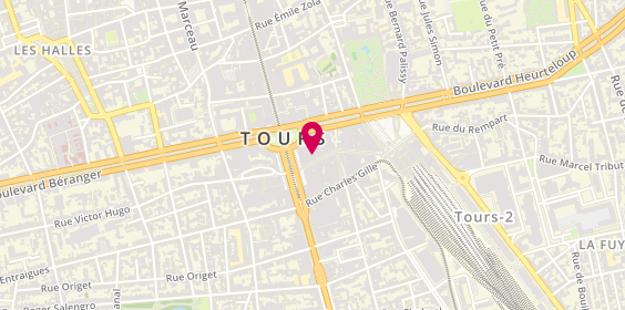 Plan de LODGIM Tours, 6 Rue de Bordeaux, 37000 Tours