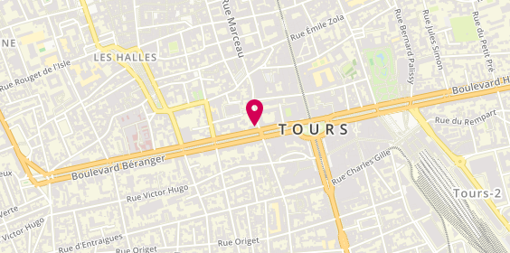 Plan de My French Agent, 1 Boulevard Béranger, 37000 Tours