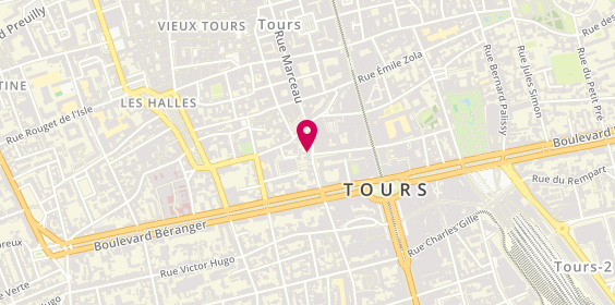 Plan de IM Valoris-N.veauvy Administration de Bi, 73 Rue Marceau, 37000 Tours