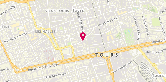 Plan de De Noray Immobilier, 20 Rue de Clocheville, 37000 Tours