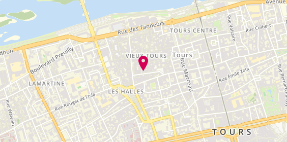 Plan de Espaces Atypiques, 21 Rue de Châteauneuf, 37000 Tours