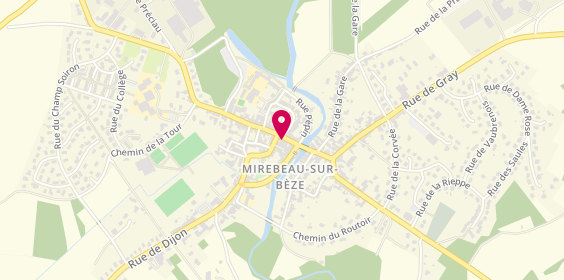 Plan de A.C.D Immobilier, 15 Grande Rue, 21310 Mirebeau-sur-Bèze
