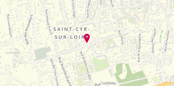 Plan de Agence Simon, 60 avenue de la République, 37540 Saint-Cyr-sur-Loire