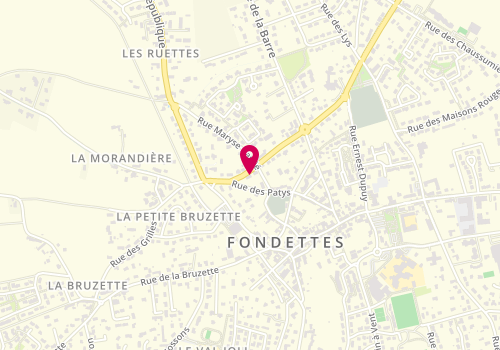 Plan de Ma Prochaine Adresse, 17 Rue de la Maison d'Ardoise, 37230 Fondettes