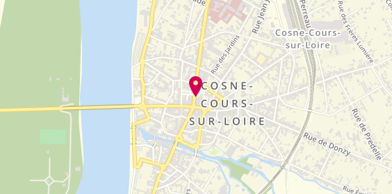 Plan de Agence Ducreux Century 21, 12 Rue du Maréchal Leclerc, 58200 Cosne-Cours-sur-Loire