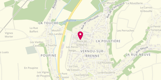Plan de Point Logement, 2 Rue Lucien Arnoult, 37210 Vernou-sur-Brenne