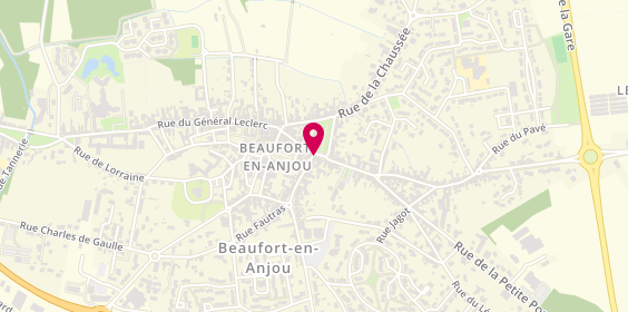 Plan de L'Adresse, 23 Rue de l'Hôtel de Ville, 49250 Beaufort-en-Anjou