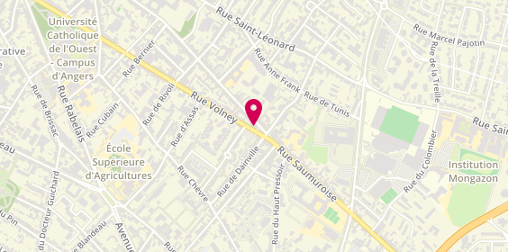 Plan de Immobilier et Conseil Agence Madeleine, 195 Rue Volney, 49000 Angers