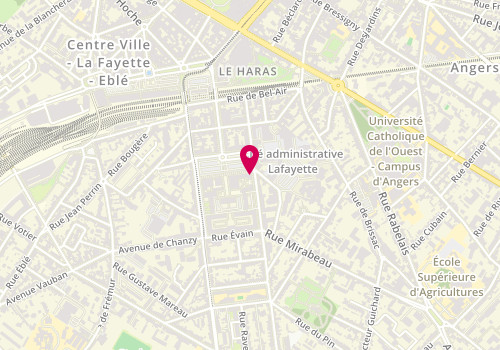 Plan de Sdsimmo, 20C Rue Dupetit Thouars, 49000 Angers