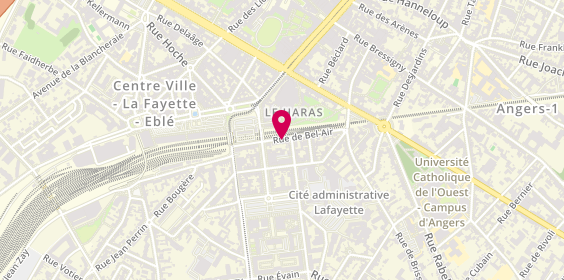 Plan de Immo-Centre, 24 Rue Bel Air, 49000 Angers
