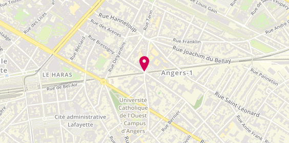 Plan de Denis CHATELAIS - Immobilier NEUF & ANCIEN via l' Agence Immobilière Bressigny, 133 Rue Bressigny, 49000 Angers