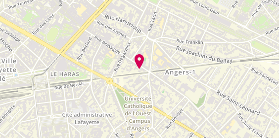 Plan de Saint Joseph Immobilier, 136 Rue Bressigny, 49100 Angers