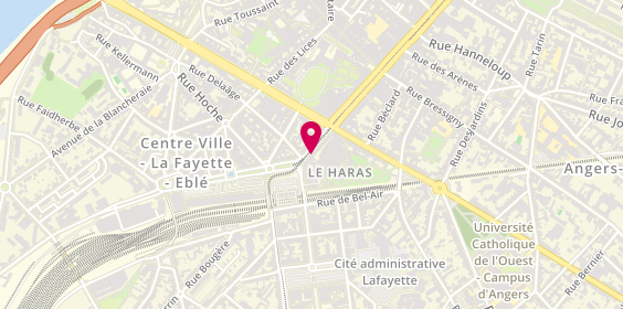 Plan de Commerces et Locaux, 9 Rue du Haras, 49100 Angers
