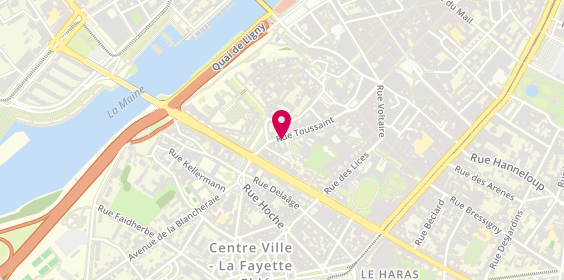 Plan de KARACTERRE - Agence immobilière, 51 Rue Toussaint, 49100 Angers