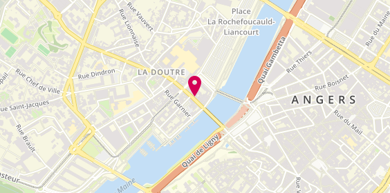 Plan de Angers Syndic Gestion, 18 Rue Beaurepaire, 49100 Angers