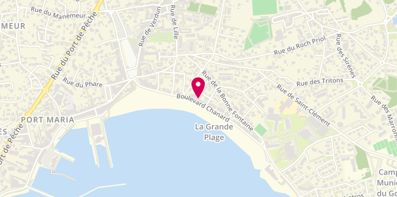 Plan de Immobilière de la Presqu'Ile, 18 Boulevard Chanard, 56170 Quiberon