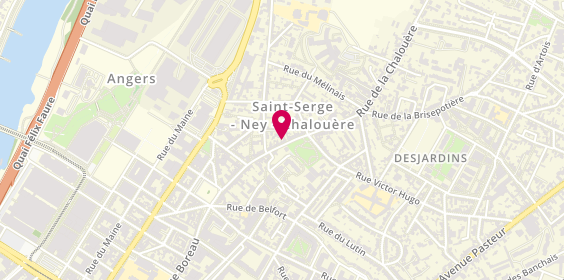 Plan de Agence Laurent Migeon, 37 Rue de la Chalouère, 49100 Angers