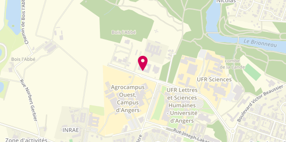 Plan de Kley Angers Campus - Résidence étudiante, 16 Boulevard de Lavoisier, 49000 Angers
