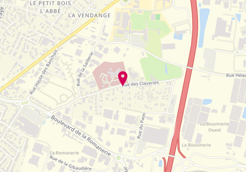 Plan de Yvan Huet Immobilier, 36 Rue des Claveries, 49124 Saint-Barthélemy-d'Anjou