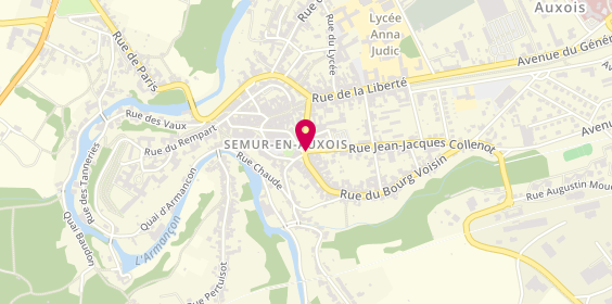 Plan de A.M.I Auxois Morvan Immobilier, 3 Rue du Bourg Voisin, 21140 Semur-en-Auxois