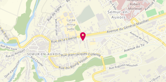 Plan de Agence Robin, 11 Rue Armand Grosley, 21140 Semur-en-Auxois