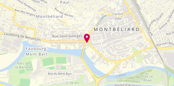 Plan de La Clef du Bonheur Montbeliard, 14 Rue Saint-Hippolyte, 25200 Montbéliard